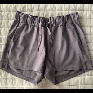 Lululemon, Size 6 Tie-Front Short, Taupe/Neutral